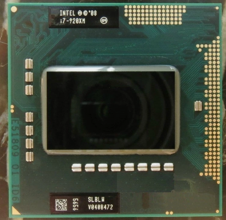 Intel Core i7-920XM CPU Quad Core 2.0GHz SLBLW Processor